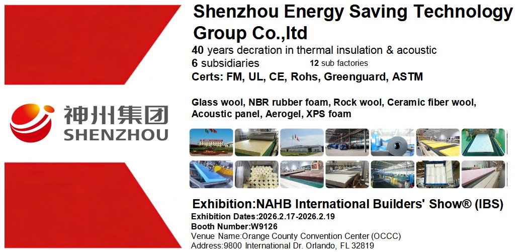 Shenzhou Energy-Saving Tech Group exhibirá una gama completa de soluciones de aislamiento en dos importantes exposiciones de EE. UU. en febrero de 2026